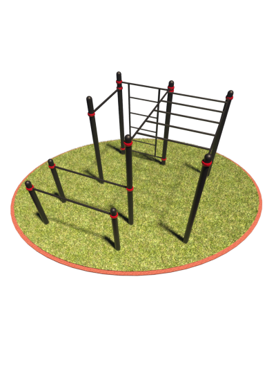 S-032 Турник, брусья, рукоход, швед. стенка