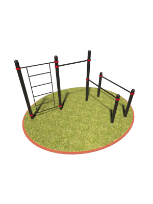 S-028 Турник, брусья, шведская стенка