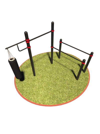 S-031 Турник, брусья, бокс. мешок 50 кг.