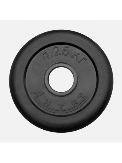 Диск обрезиненный АНТАТ 1,25кг, Ø26 мм